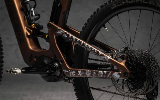 Dyedbro Kit De Protection Pour Cadre De Vélo électrique Old School Tattoo - White Matt – Image 3