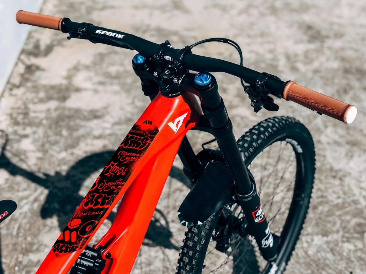 AMS - All Mountain Style Autocollant De Protection Du Cadre En Nid D'abeille Extra - Montana/Noir – Image 3