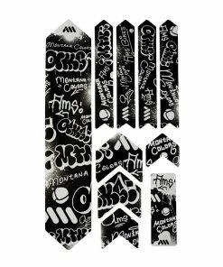 AMS - All Mountain Style Autocollant De Protection Du Cadre En Nid D'abeille Extra - Montana/Noir