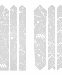AMS - All Mountain Style Autocollant De Protection De Cadre Road & Gravel - Sterrato Blanc