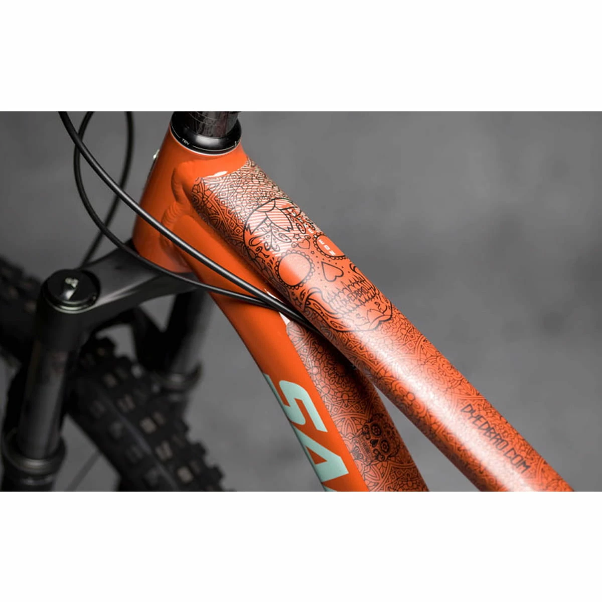 Dyedbro Kit De Protection Du Cadre - Día De Muertos - Noir Mat – Image 2