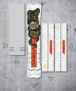 Dyedbro Kit De Protection Pour Cadre De Vélo électrique RRR Matte - White