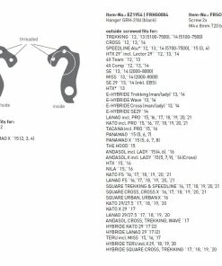 Ghost Patte De Dérailleur HD MTB - Noir