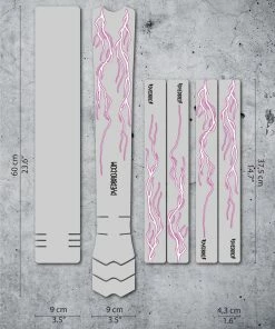 Dyedbro Kit De Protection De Cadre - Lightning - Rose Matte