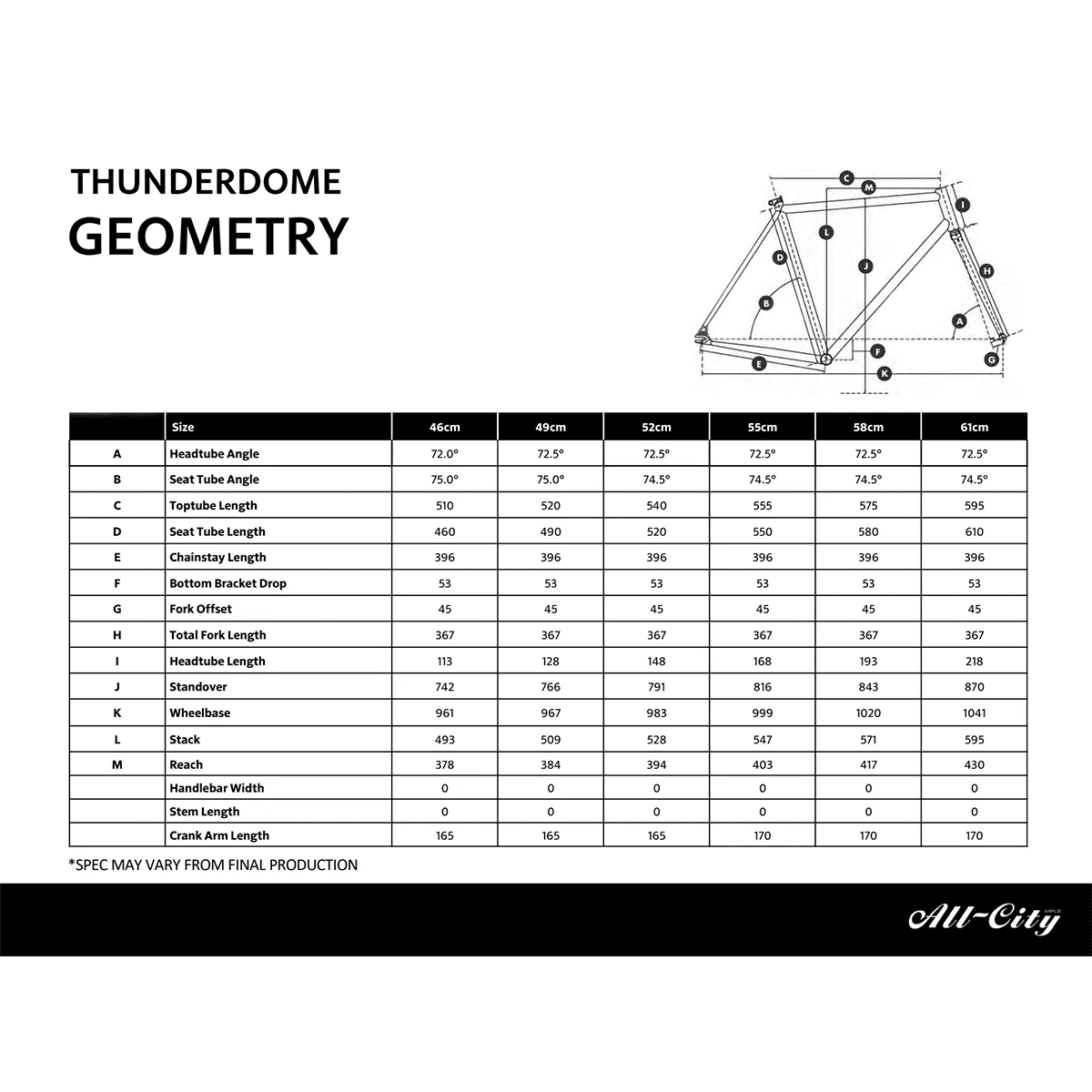 All-city Ensemble Cadre Fourche Thunderdome - Hot Pink – Image 2