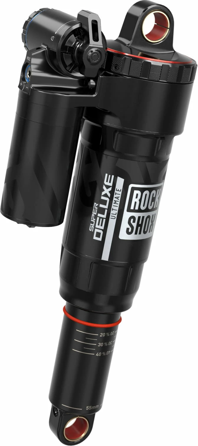 Rock-shox Super Deluxe Ultimate Debon Air+ RC2T, 210x55 Mm Standard/Standard - Noir