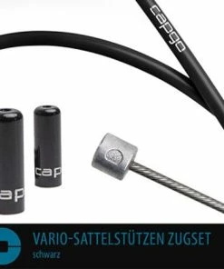 CAPGO Jeu De Tirants De Tige De Selle BL Vario - Noir